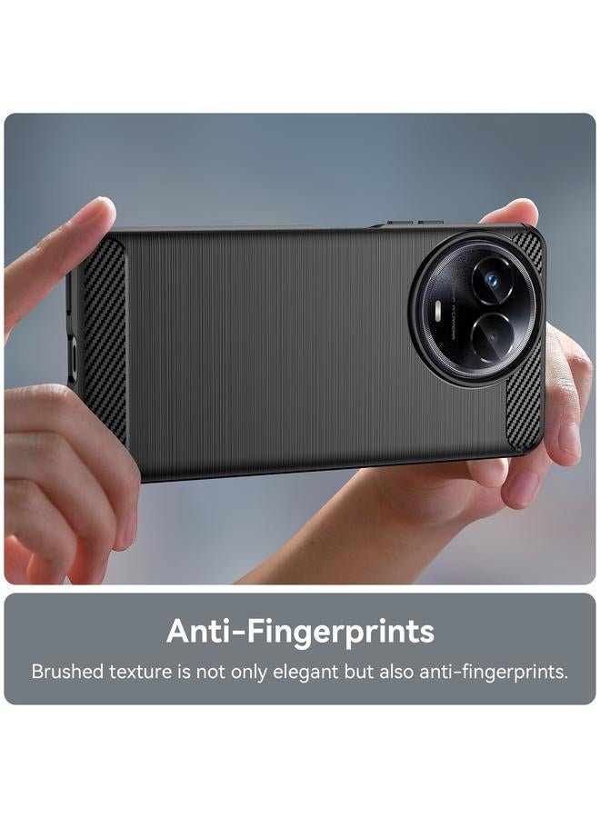 اس-توب جراب لهاتف Realme Narzo 60X مصنوع من ألياف الكربون المصقولة ومصنوع من مادة TPU - Image 5