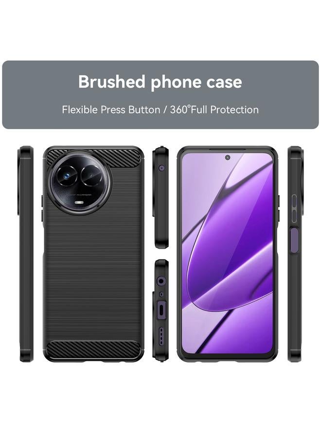 اس-توب جراب لهاتف Realme Narzo 60X مصنوع من ألياف الكربون المصقولة ومصنوع من مادة TPU - Image 2