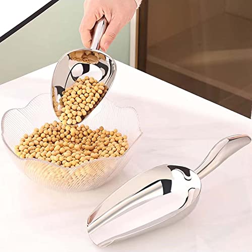 Fuukou Stainless Steel Ice Scoop - Mini Ice Scoop for Freezer, Heavy Duty, Dishwasher Safe, 5 OZ - Image 3