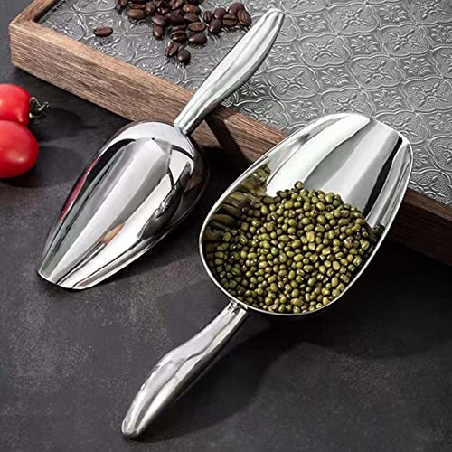Fuukou Stainless Steel Ice Scoop - Mini Ice Scoop for Freezer, Heavy Duty, Dishwasher Safe, 5 OZ - Image 4