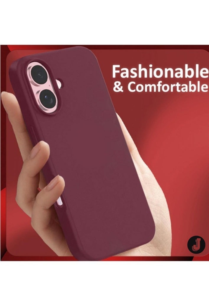 JAJEEK Liquid Silicone Case for iPhone 16 – Ultra Slim Design with Soft Anti-Scratch Microfiber Lining & Drop Protection - Image 5