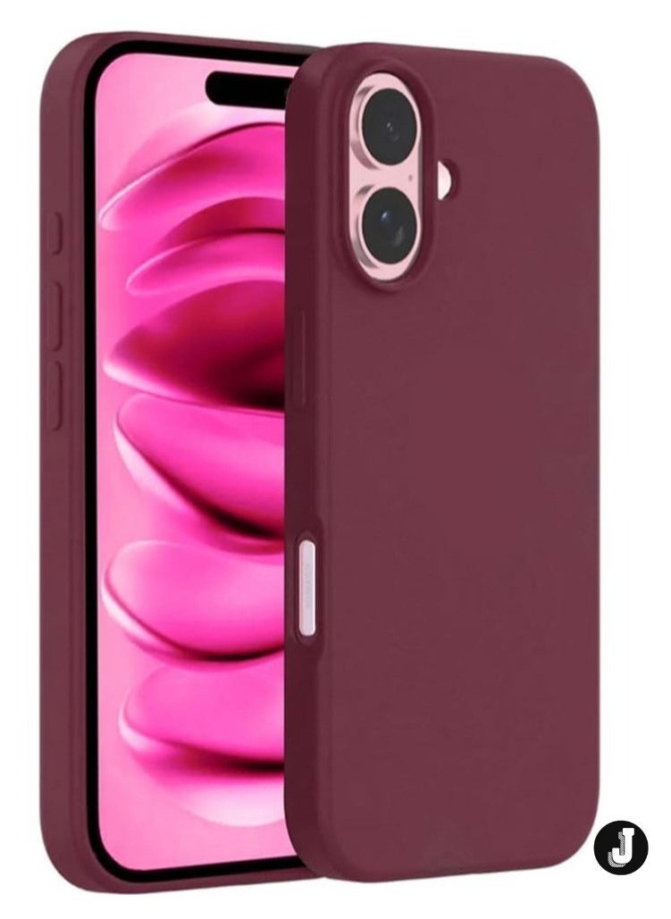 JAJEEK Liquid Silicone Case for iPhone 16 – Ultra Slim Design with Soft Anti-Scratch Microfiber Lining & Drop Protection - Image 1