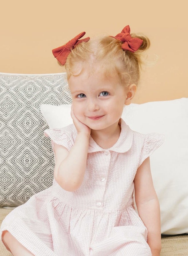 Jollybows 20 PCS Baby Girls Hair Clips Set Hair Bows Barrettes Handmade Accessories Alligator Clip for Babies Infant Toddlers Little Kids Teens - Image 4