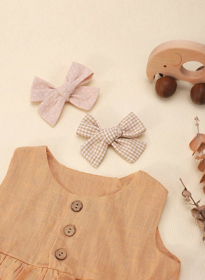 Jollybows 20 PCS Baby Girls Hair Clips Set Hair Bows Barrettes Handmade Accessories Alligator Clip for Babies Infant Toddlers Little Kids Teens - Image 3