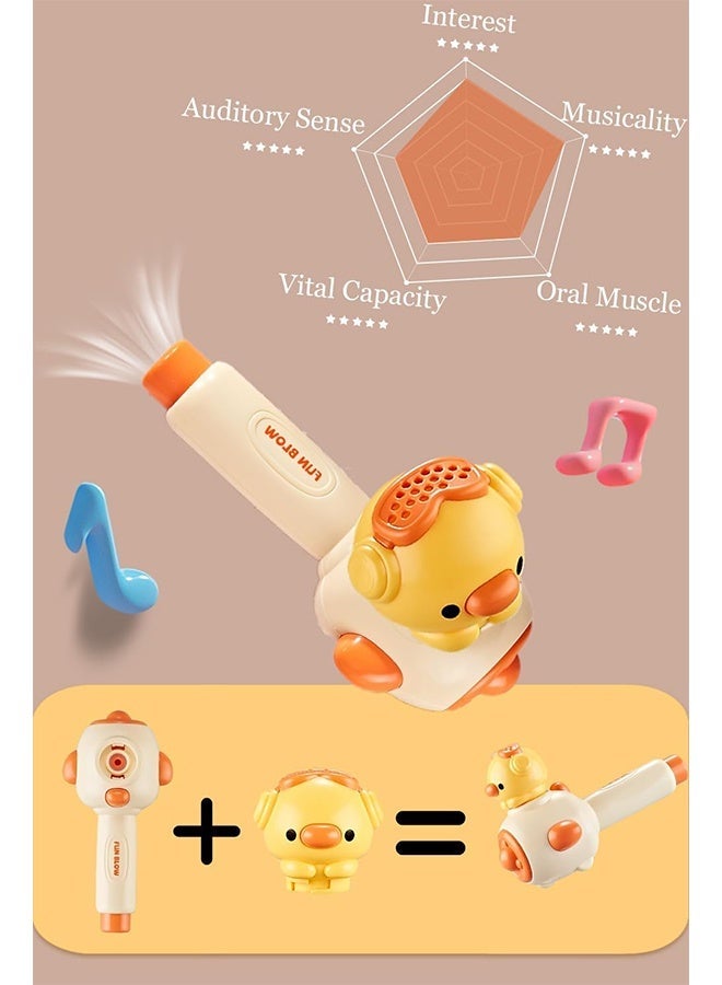 Sensory Breathing Exerciser Toy for Kids, Floating Blow Balls with Whistle Autism Speech Therapy Educational Gift for 3-7 Years Old - Image 5