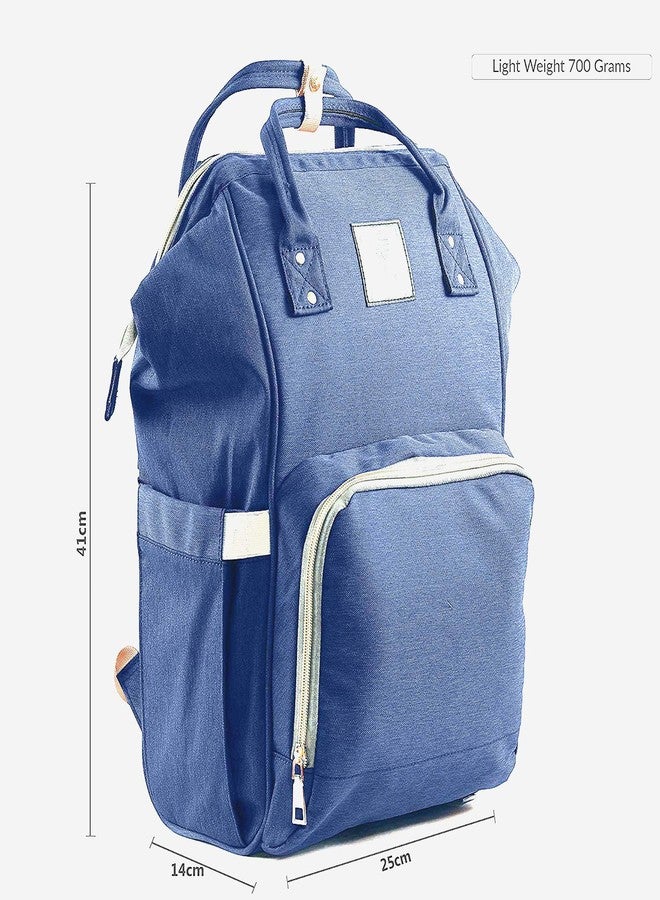 IneffableMaternity Travel Diaper Bag Organizer Large Mother Baby Backpack (Blue) - Image 3