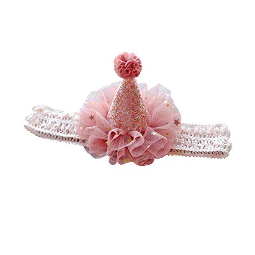 Glamulice Baby Girls Pink Flower Dress Infant First Birthday Outfit Wedding Bridesmaid Party Christmas Dresses 12-18 Toddler Little Princess Elegant Photo Shoot Formal Holiday Pageant Ball Gown 12M - Image 5
