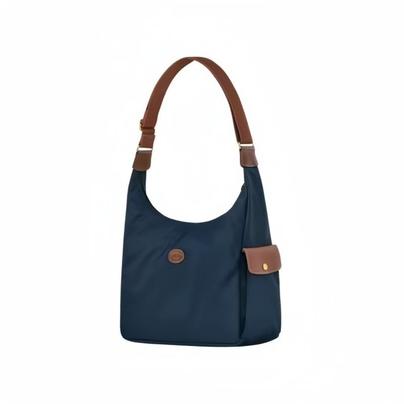 French Longxiang Hobo Longxiang Messager Bag Tote Bag Underarm Bag Travel Bag Large Capacity Waterproof Bag Faye Wong Same - Image 5