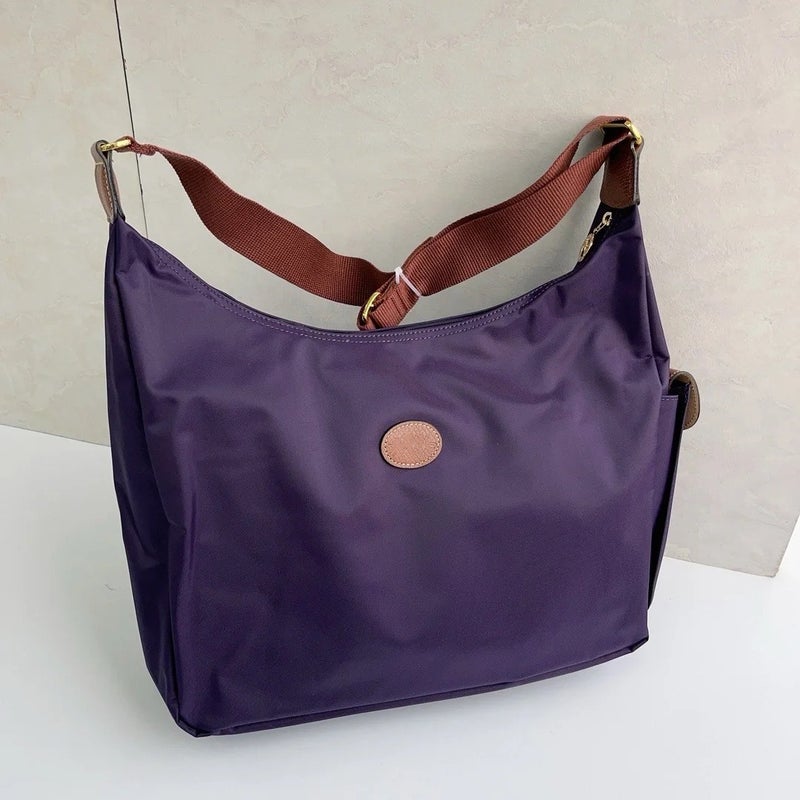 French Longxiang Hobo Longxiang Messager Bag Tote Bag Underarm Bag Travel Bag Large Capacity Waterproof Bag Faye Wong Same - Image 1