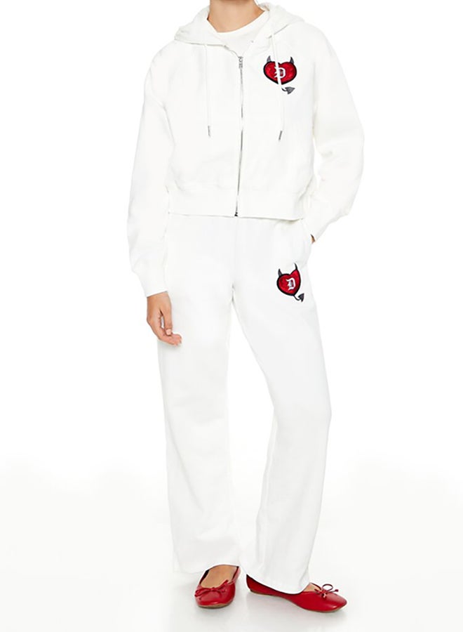 FOREVER 21 Stealin Hearts Patch Zip-Up Hoodie  - Image 4
