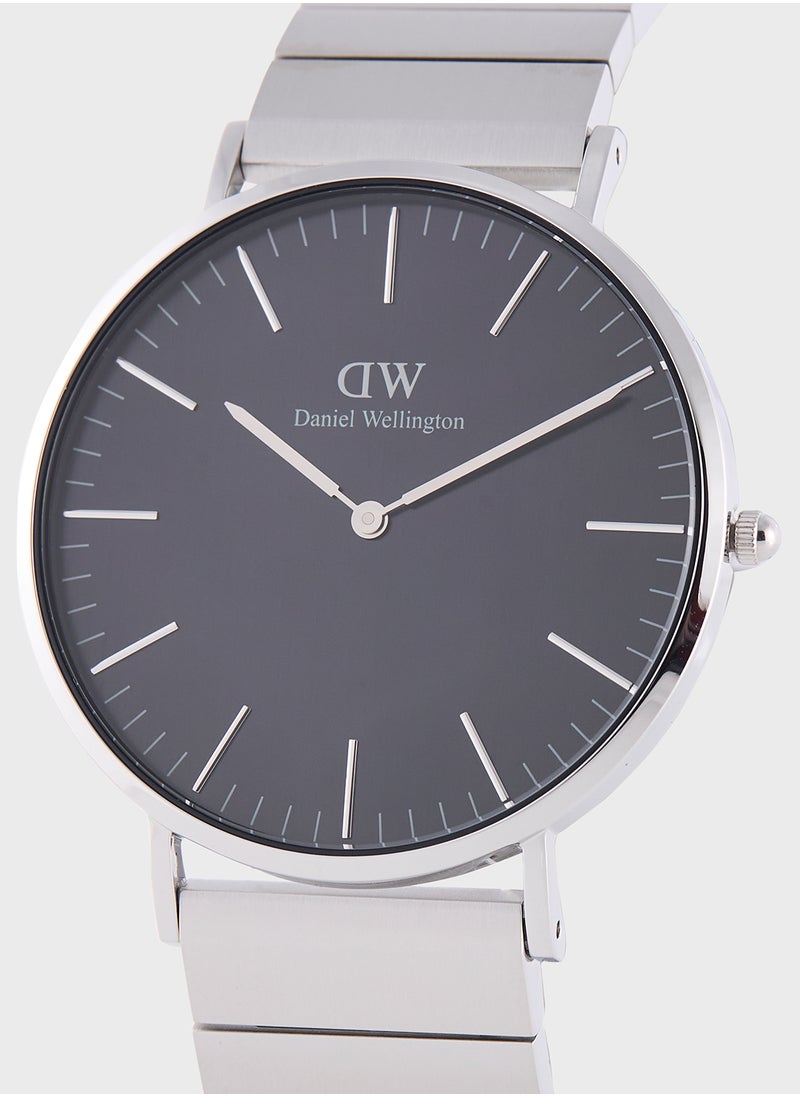 DANIEL WELLINGTON Classic 40mm Silver Watch  - Image 2