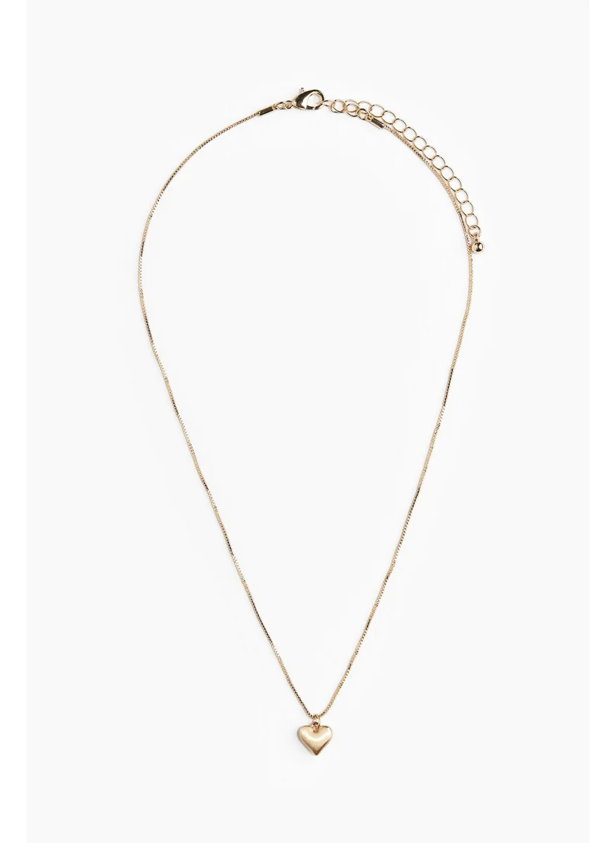 H&M Heart-Pendant Necklace