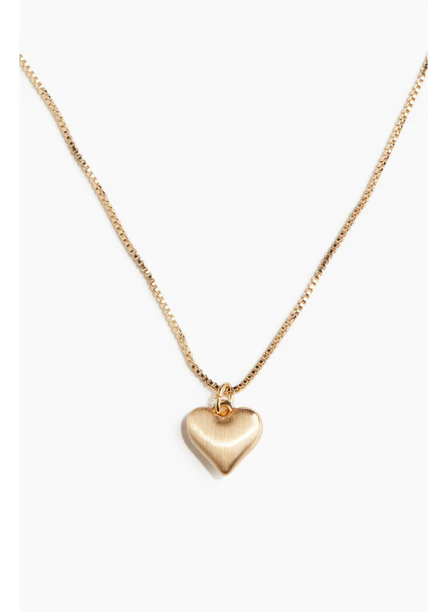 اتش اند ام Heart-Pendant Necklace