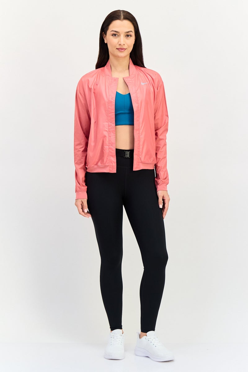 Nike جاكيت رياضي للنساء مناسب للجري، كورال - Image 2