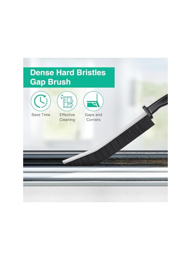 erorex 3pcs Gap Cleaning Brush, Hard Bristled Crevice Brush, Specially Used for Dead Corners in Bathrooms, Kitchens, Ceramic Tiles, and Window Grooves - Image 4