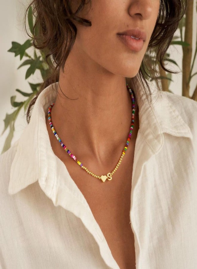 M MOOHAM Christmas Gifts for Grandkids Teen Girls Jewelry - Cute Heart Initial Necklace for Kids Teen Girls Jewelry Initial K Necklace 6 7 8 9 10 11 12 13 14 15 Year Old Girl Birthday Christmas Gifts - Image 3