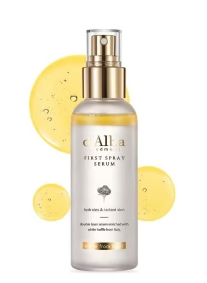 دي'ألبا d'alba White Truffle Vegan Spray Essence 5-in-1 مرطب مصل العناية بالبشرة الكورية 100 مل - Image 1