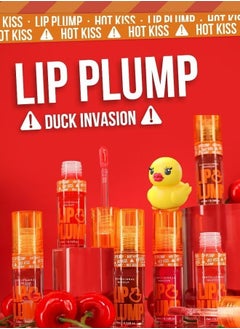 DNMBeauty Lip plump -Fat Perks Plump Lips Oil, Hydrating Tinted Lips Oil Gloss, Smooth Glossy Finish Lips Glow Oil, Moisturizing And Nourishing Shiny And Vegan Big Brush Head Lips Oil, Non-Sticky Formula#03  - Image 4