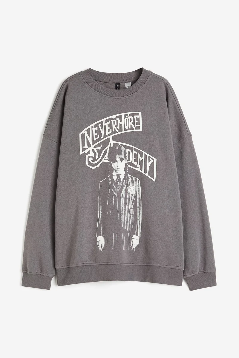 H&M Oversized printed sweatshirt