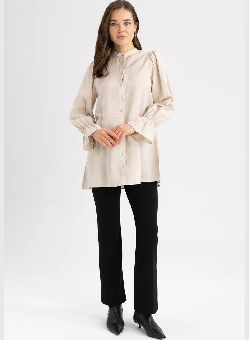 ديفاكتو Woman Flare Fit Woven Trousers