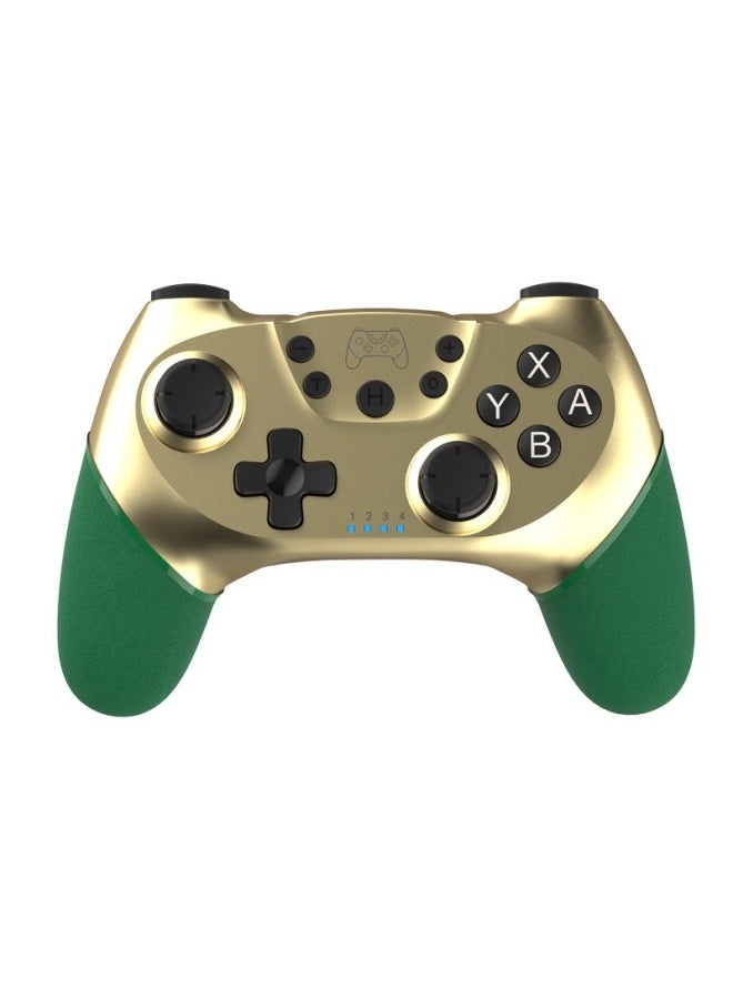 Nintendo Switch Pro Bluetooth Wireless Game Controller Vibration For Ns Lite Call Function Digital Computer Gaming Joystick-Product Color:left Powder Right Green
