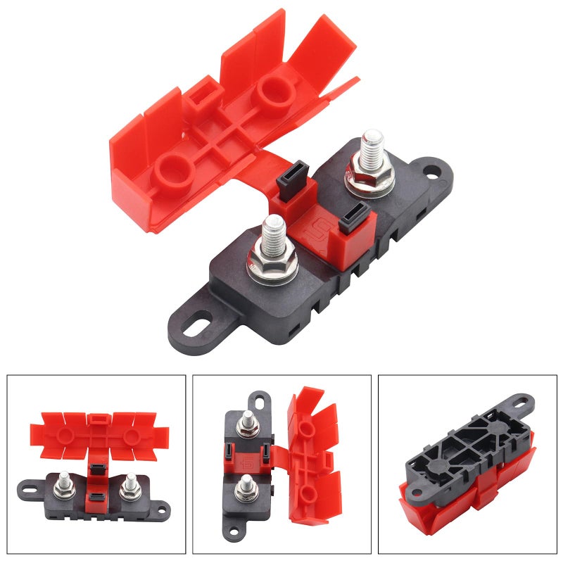 Bolt On Flat Type Fuse Holder 500A 70V for Automotive and Marine Fuse Box Cover - Image 3