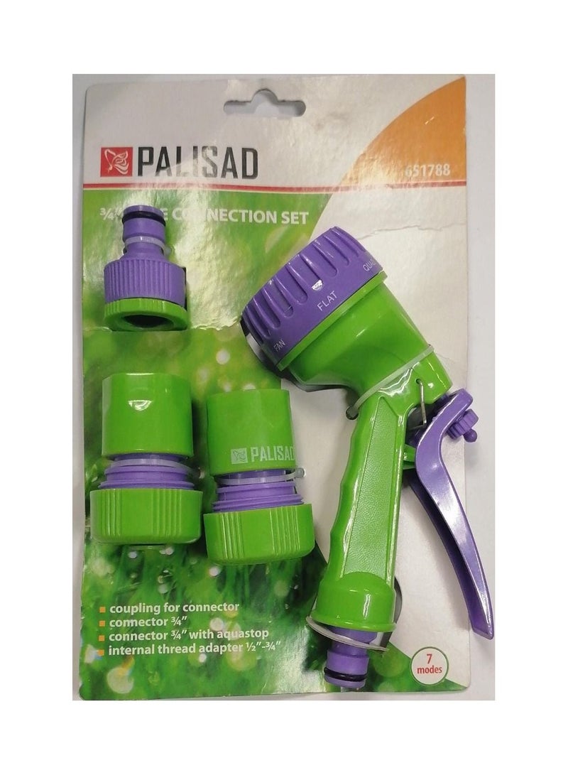 PALISAD Hose Connector Set 3/4 inch 