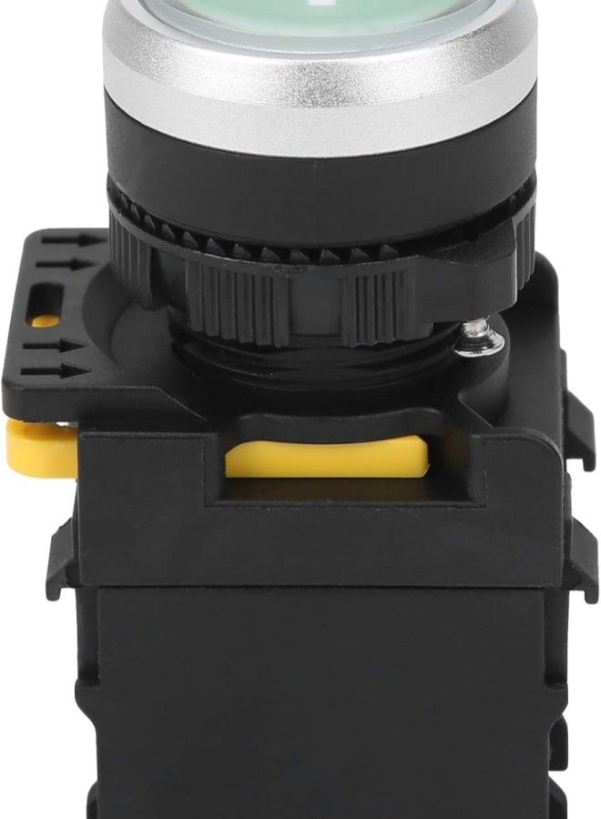 klarako Waterproof Start Push Button Switch Electrical Equipment Supplies AC220V 10A Green ABS - Image 2