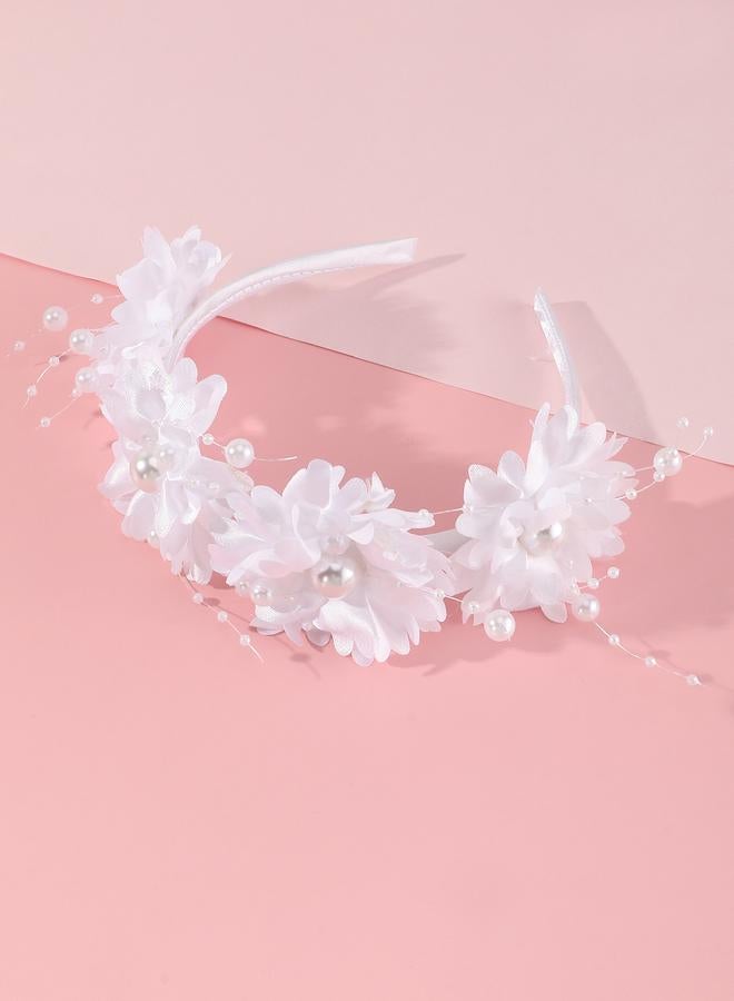Take Two Flower Applique Headband - Image 3