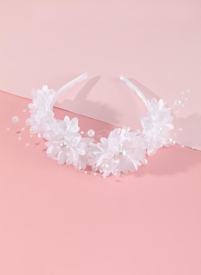 Take Two Flower Applique Headband - Image 2