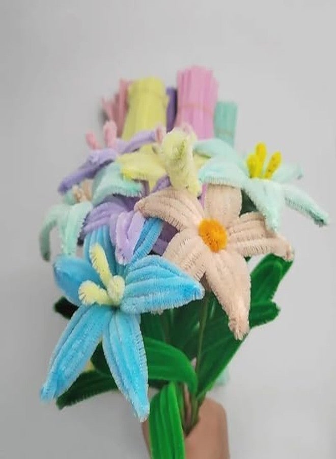 bolt bee Pipe Cleaners Craft Set, 100 Pieces, Chenille Stem Fuzzy Sticks, DIY Art Supplies for Projects, Decorations, Flower Making (Beige) - Image 3
