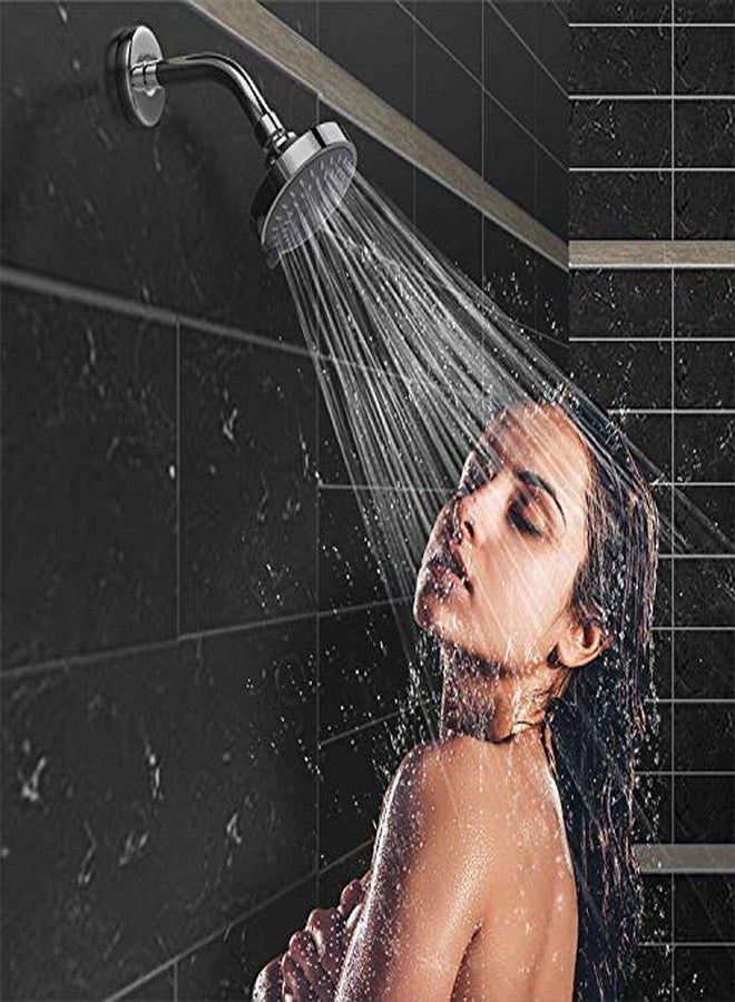 FANBODTA رأس دش ضغط عالي تدفق مرتفع رأس دش ثابت 5 إعدادات مع رأس دش حمام مع وصلة كروية نحاسية قابلة للتعديل - لتجربة دش فاخرة حتى في ضغط الماء المنخفض - Image 3