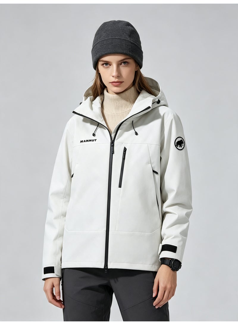 Mammut Men's and women's outdoor jacket windproof waterproof hooded mountaineering jacket - Image 4