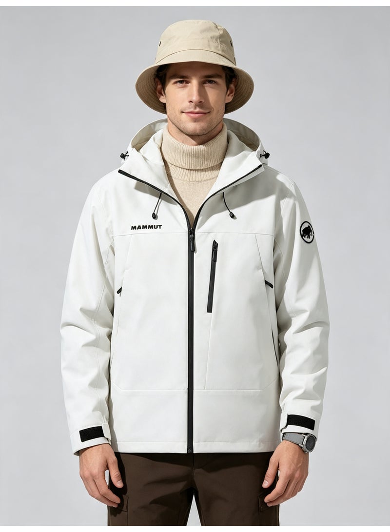 Mammut Men's and women's outdoor jacket windproof waterproof hooded mountaineering jacket - Image 2