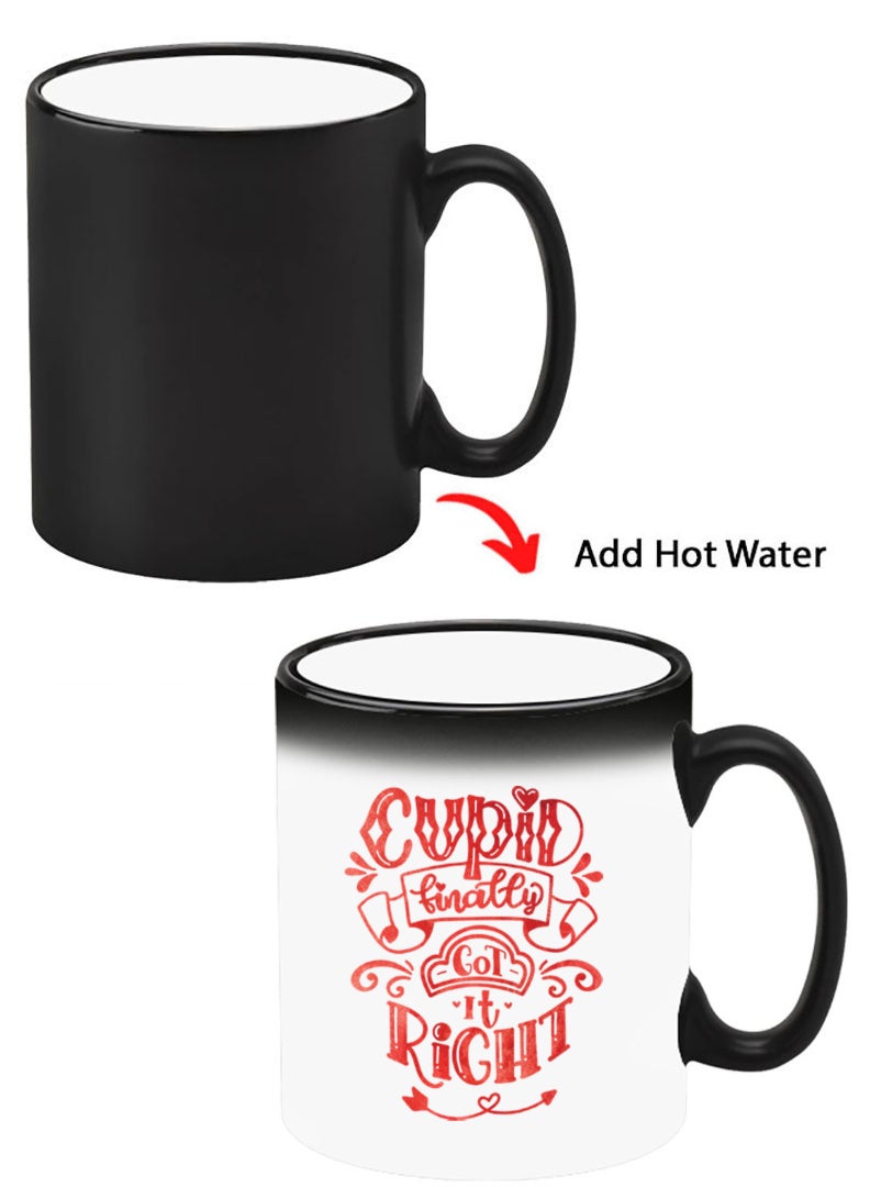 Theodor Color Changing Heat Sensitive Ceramic Mug, Image Revealed When HOT Liquid is Added! Cupid finally got it right - Image 1