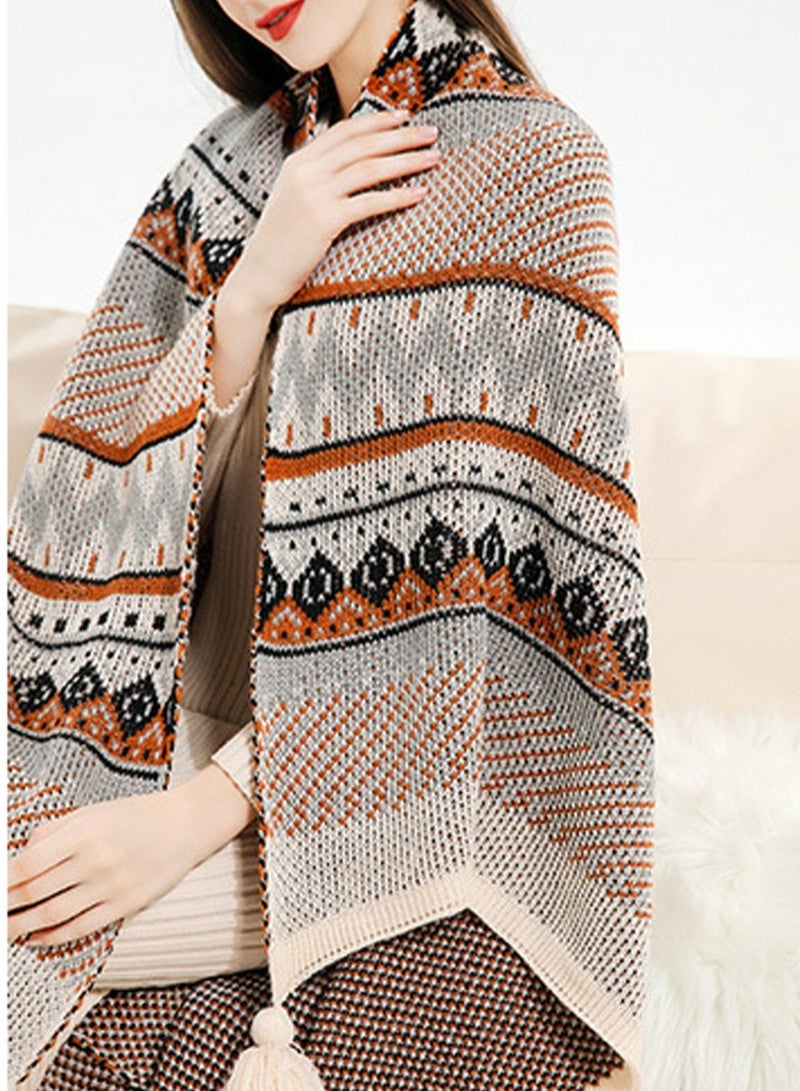 إسكدنيا بوهيميا نمط محبوك بطانية لينة دافئة - Image 4