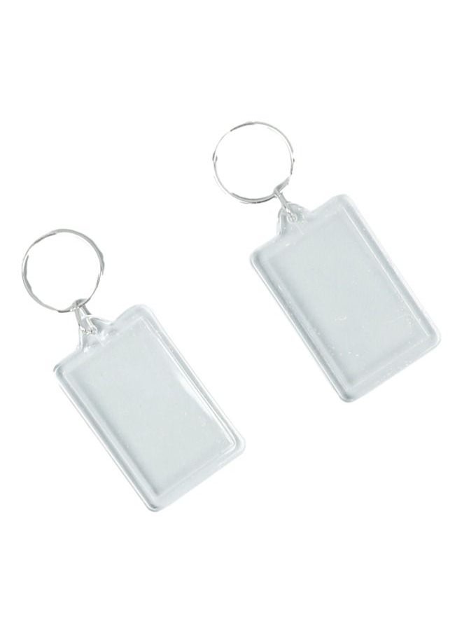 Graffiti Resin - 2-Piece Rectangular Shape Plastic Medal - Image 1