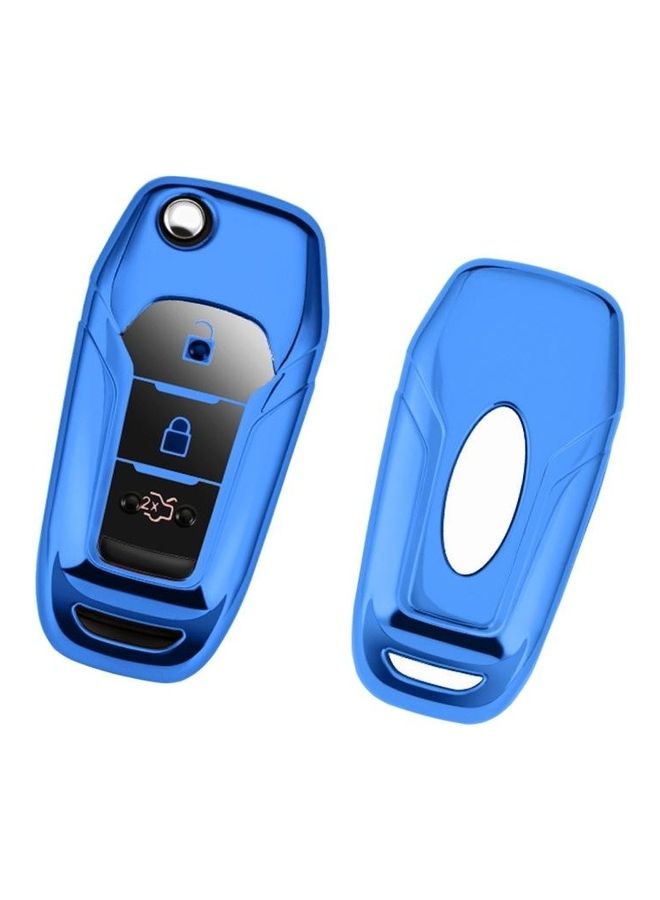 Key Case With Key Ring For Ford Edge/Escort/Kuga/Mondeo/Ecosport/Focus - Image 3