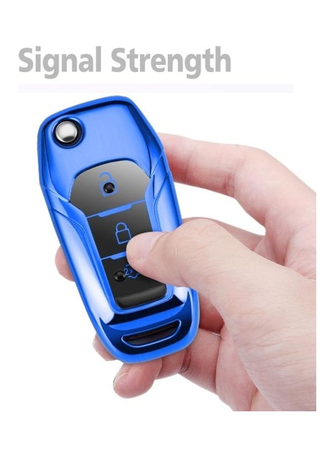 Key Case With Key Ring For Ford Edge/Escort/Kuga/Mondeo/Ecosport/Focus - Image 5