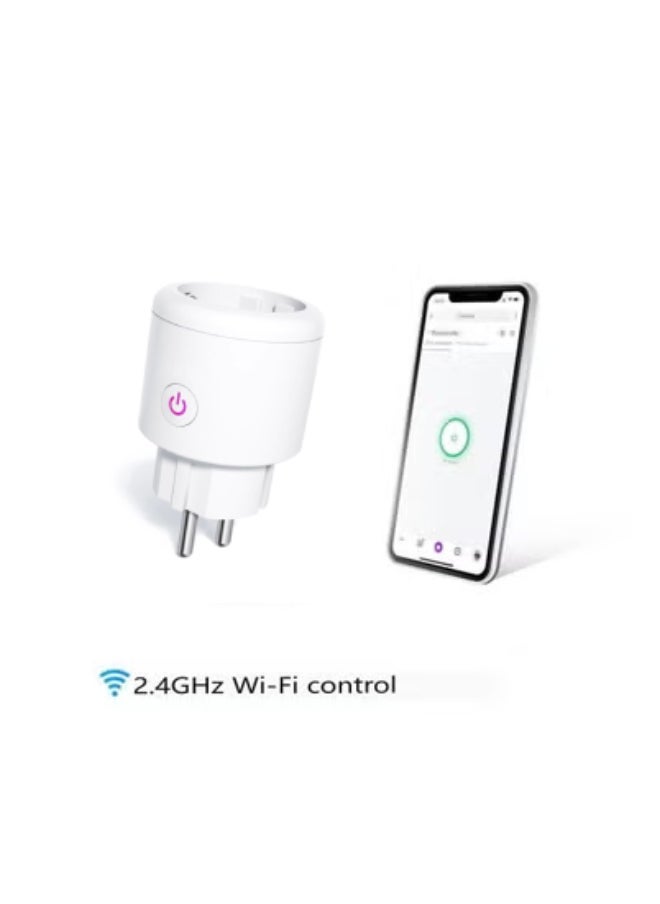 Generic - Smart socket with Wi-Fi, consumption monitoring, Yandex Alisa, Marusia, Google Home, Smart Power Plug 16A - Image 1