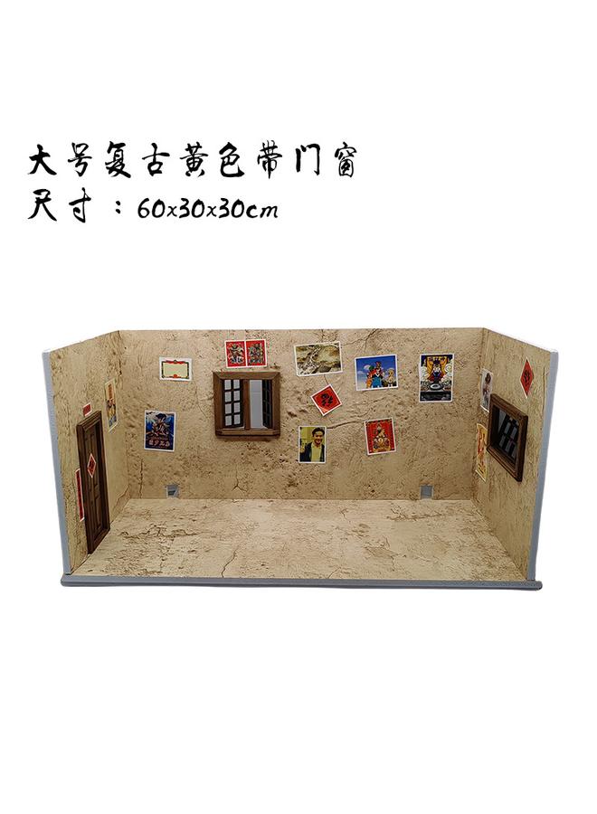 Bluejw Stall Night Market Square Stall Folding Baffle Mini Kitchen Background Board Easy Storage Folding Windproof Board Background Wall - Image 5