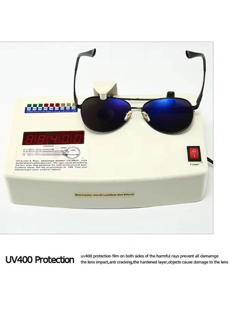 POLICE High-quality men's polarized glasses with UV 400 protection, metal frames - Image 4