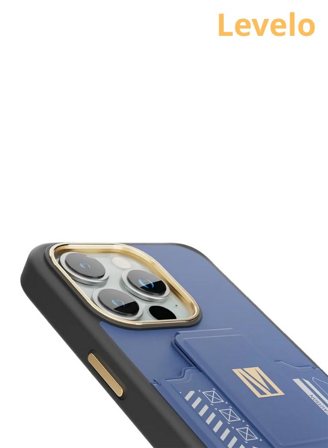 LEVELO Levelo Morphix Case with Card Holder for iPhone 15 Pro Max  - Image 3