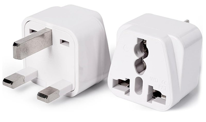 MANGO Pack Of 2 Type G Universal AUUSEUTo UK and UAE AC Power Plug Travel Adapter Outlet Converter Socket