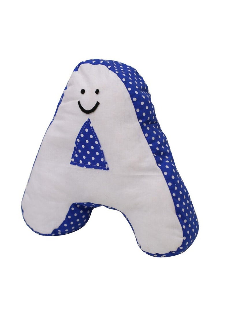 CREATIVE TEXTILES Creative Textiles Decorative Fabricated Alphabet Hand Made Cotton Cushion CoversA Shape  - Image 4