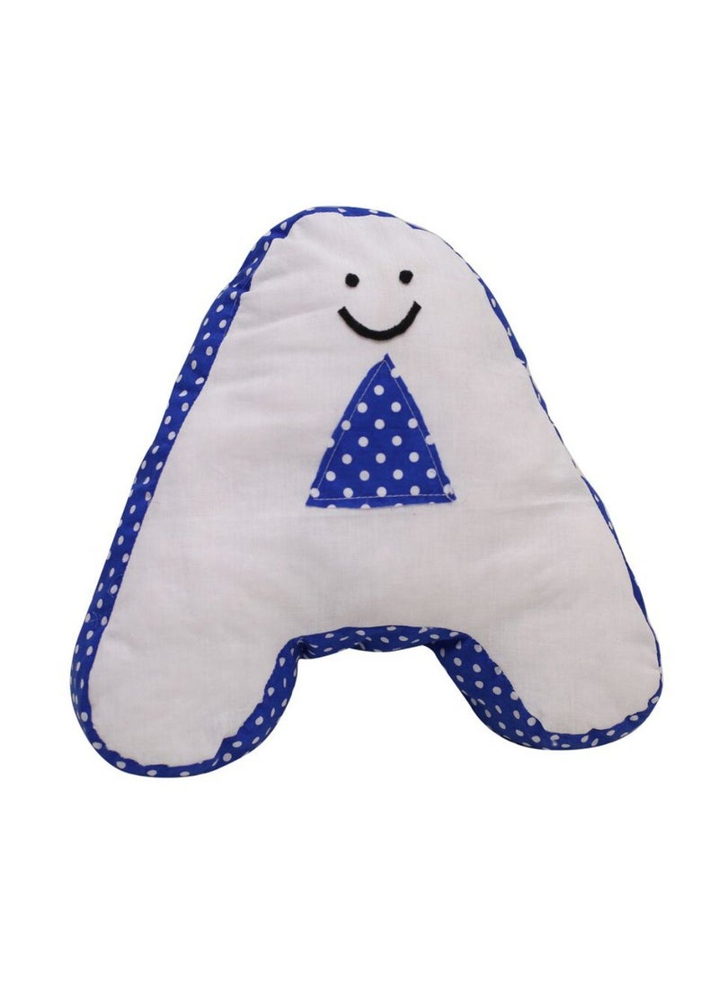 CREATIVE TEXTILES Creative Textiles Decorative Fabricated Alphabet Hand Made Cotton Cushion CoversA Shape  - Image 2