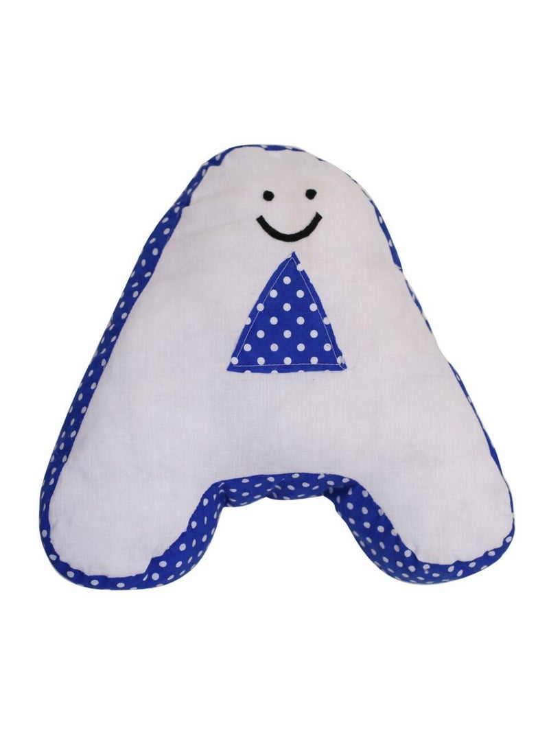 CREATIVE TEXTILES Creative Textiles Decorative Fabricated Alphabet Hand Made Cotton Cushion CoversA Shape  - Image 3
