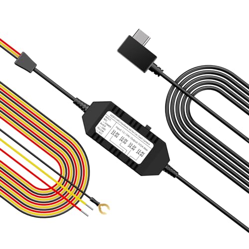 VIOFO HK5 Acc Hardwire Cable, USB-C Hard Wire Cable for VS1 Dash Cam, Low Voltage Protection for Parking Mode (Fuse Tap Not Included) - Image 1
