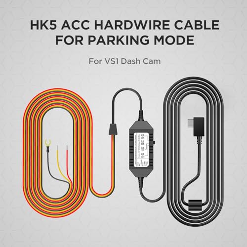 VIOFO HK5 Acc Hardwire Cable, USB-C Hard Wire Cable for VS1 Dash Cam, Low Voltage Protection for Parking Mode (Fuse Tap Not Included) - Image 2
