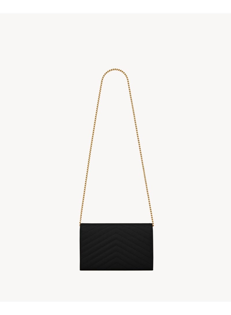YSL Classic Style Quilted Chain Shoulder Bag – Luxury Flap Crossbody Handbag with Signature Logo Detail, Premium Leather Finish - Image 3